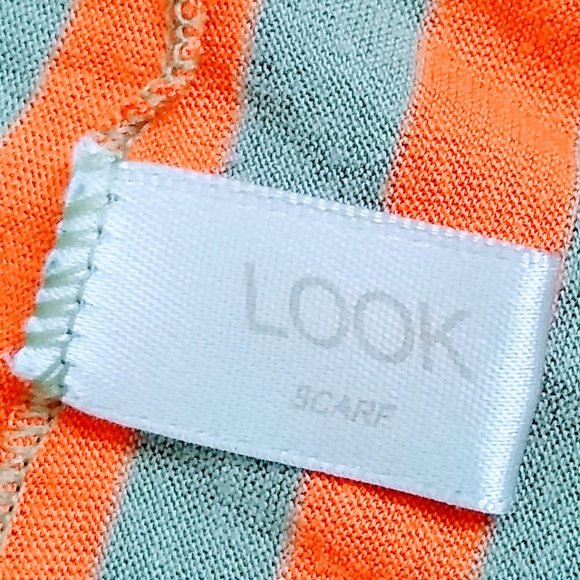 LOOK BY M STRIPE INFINITY SCARF FALL - Picture 6 of 7